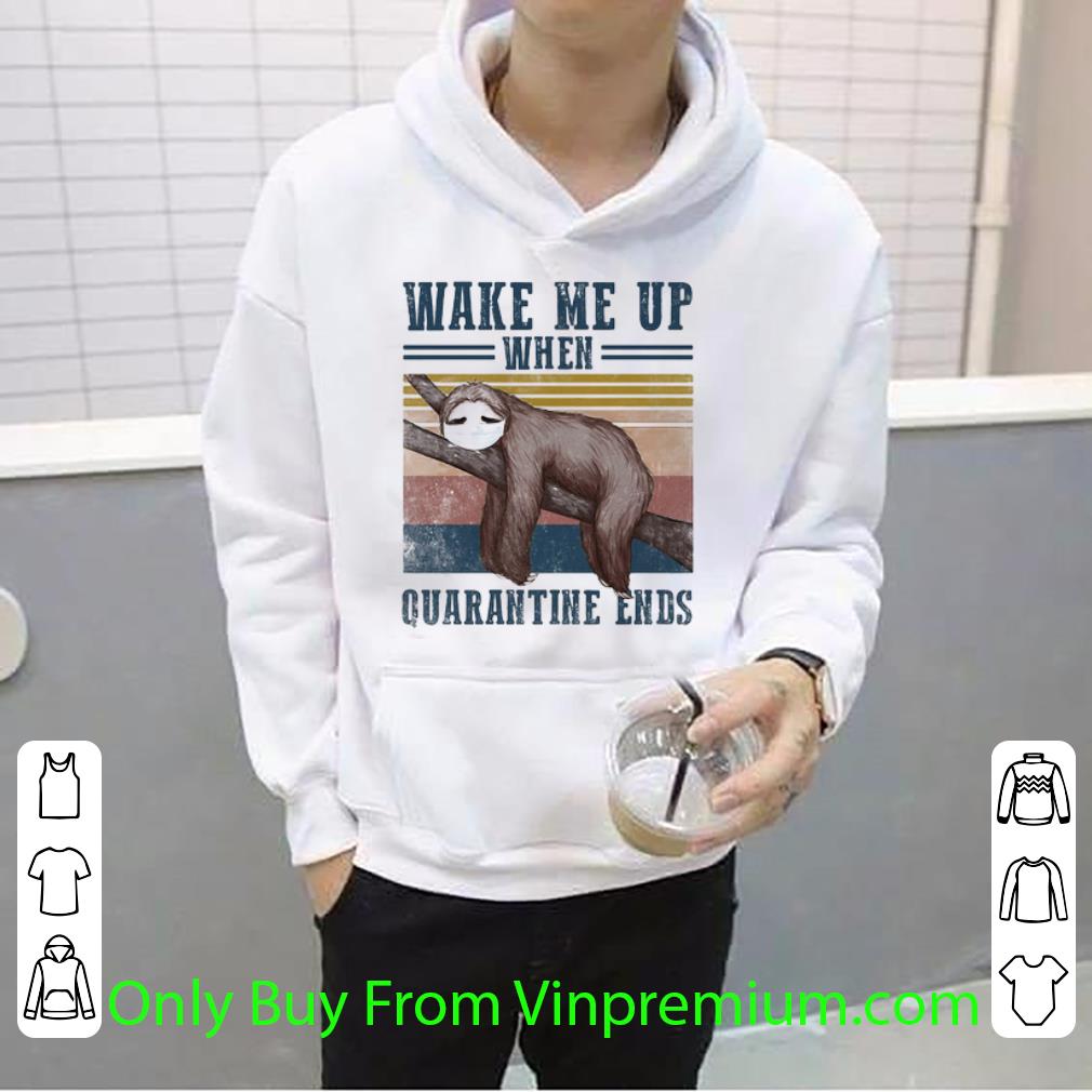 e249cf8c official vintage sloth wake me up when quarantine ends shirt 4 - Official Vintage Sloth Wake Me Up When Quarantine Ends shirt