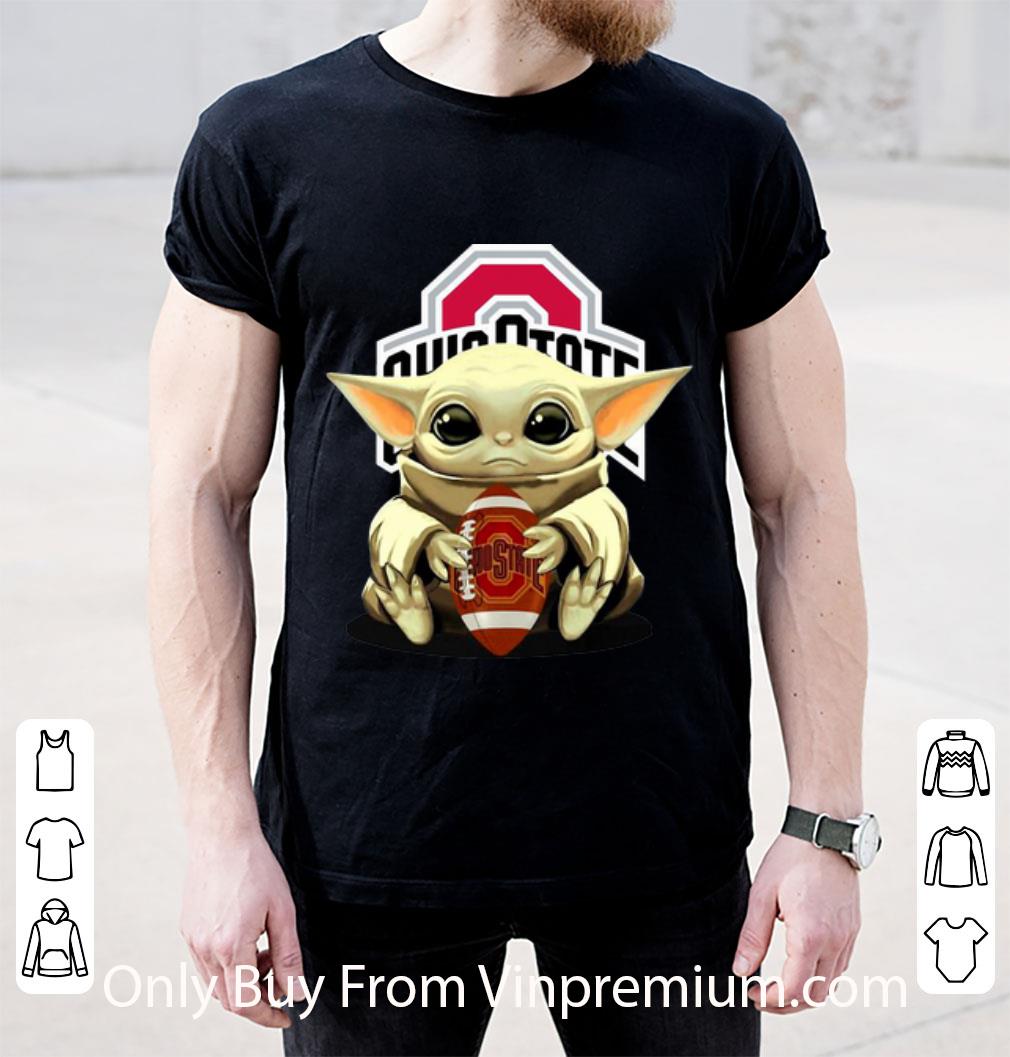 Original Star Wars Baby Yoda Hug Ohio State Buckeyes shirt