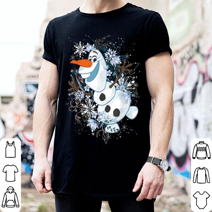 Frozen Olaf Dancing In The Snowflakes Graphic Shirt