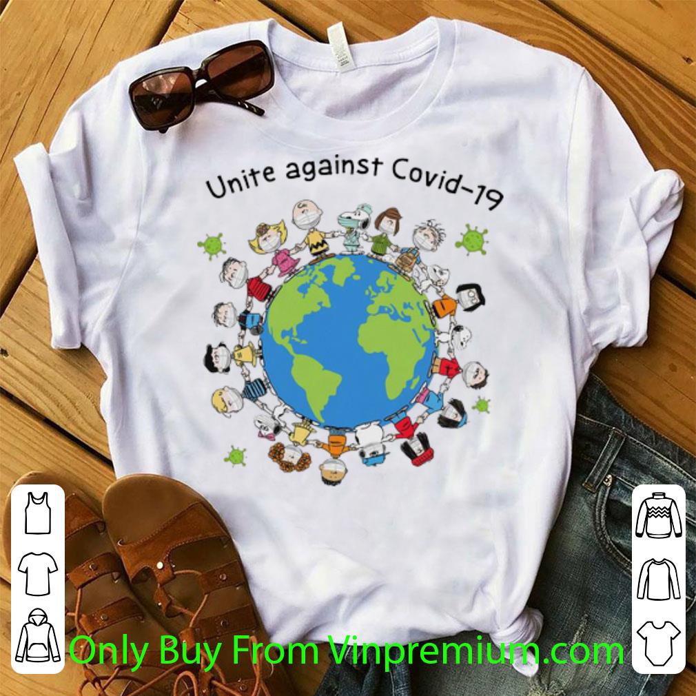 Original Peanuts Snoopy Characters Unite Against Covid-19 shirt
