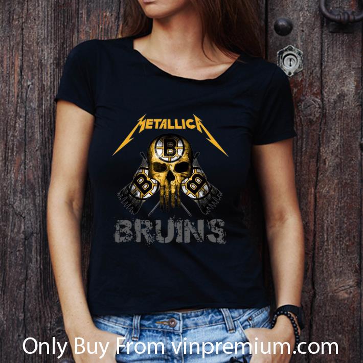 Pretty Metallica Boston Bruins Punisher shirt Pretty Metallica Boston Bruins Punisher shirt