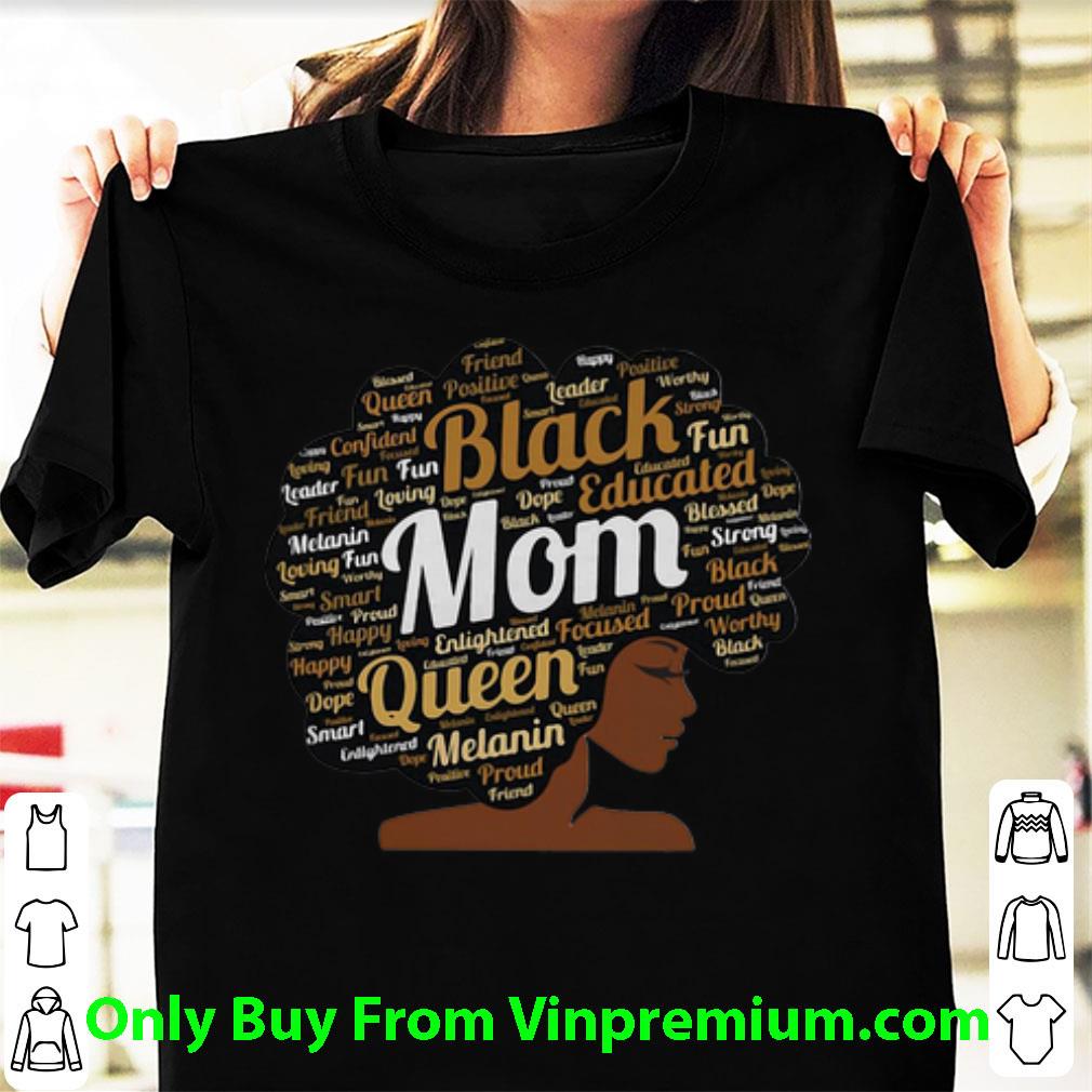 Hot Melanin Queen Black Mom shirt