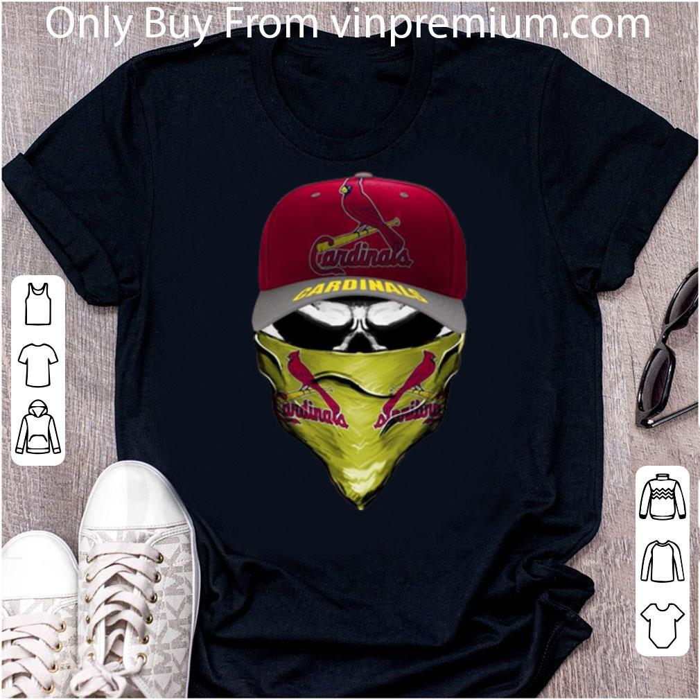 Awesome St. Louis Cardinals Skull Face Mask shirt