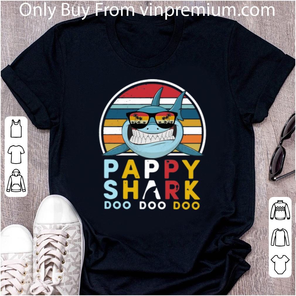 Official Vintage Pappy Shark Doo Doo Doo Father's Day shirt