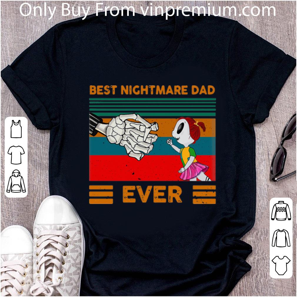 Nice Vintage Best Nightmare Dad Ever Father's Day shirt