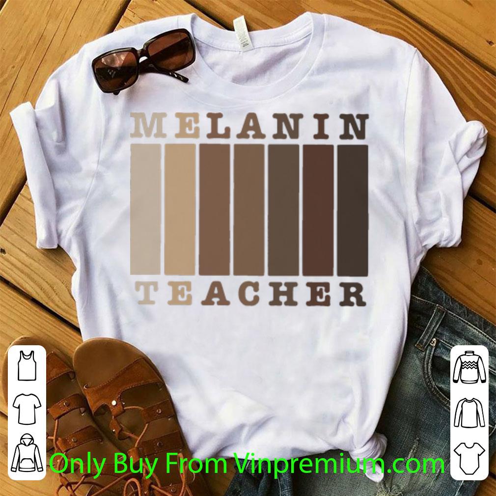 Top Melanin Teacher Black Queen shirt