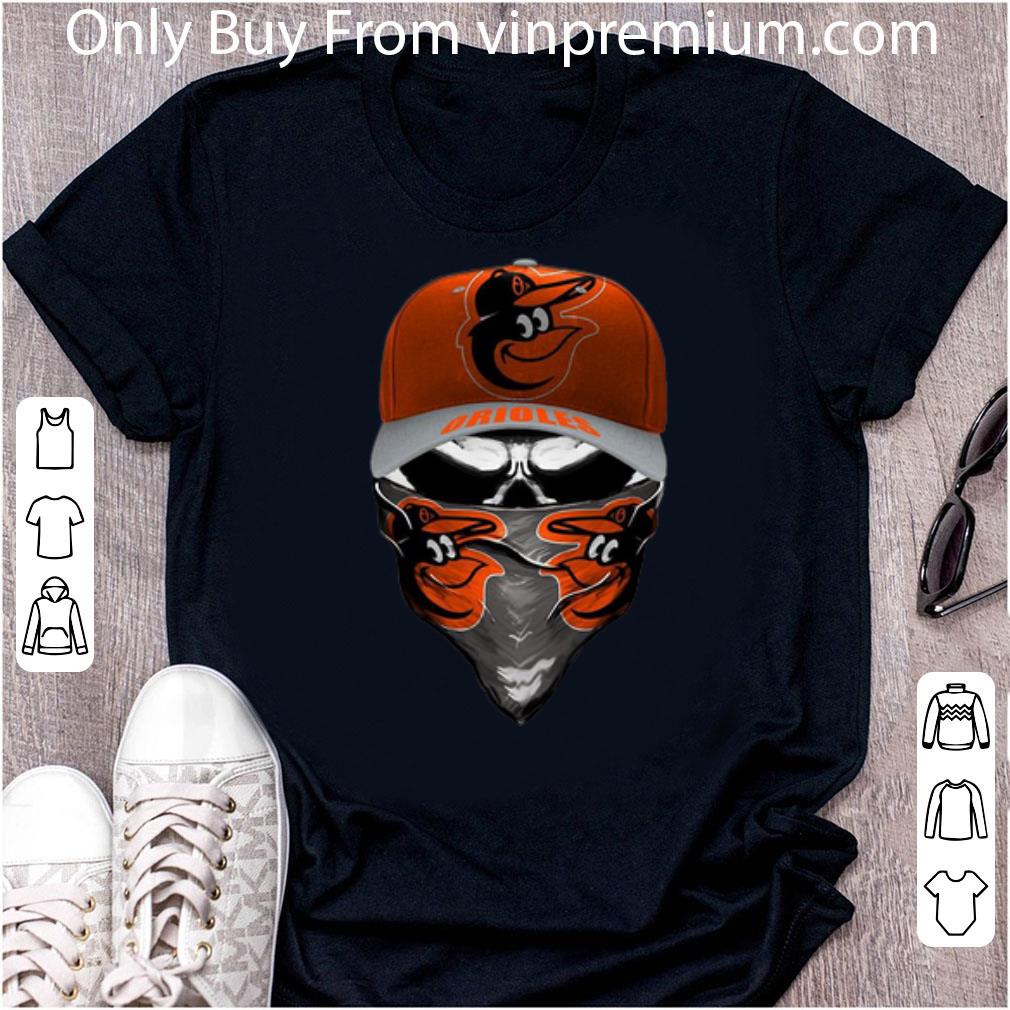 Original Baltimore Orioles Skull Face Mask shirt