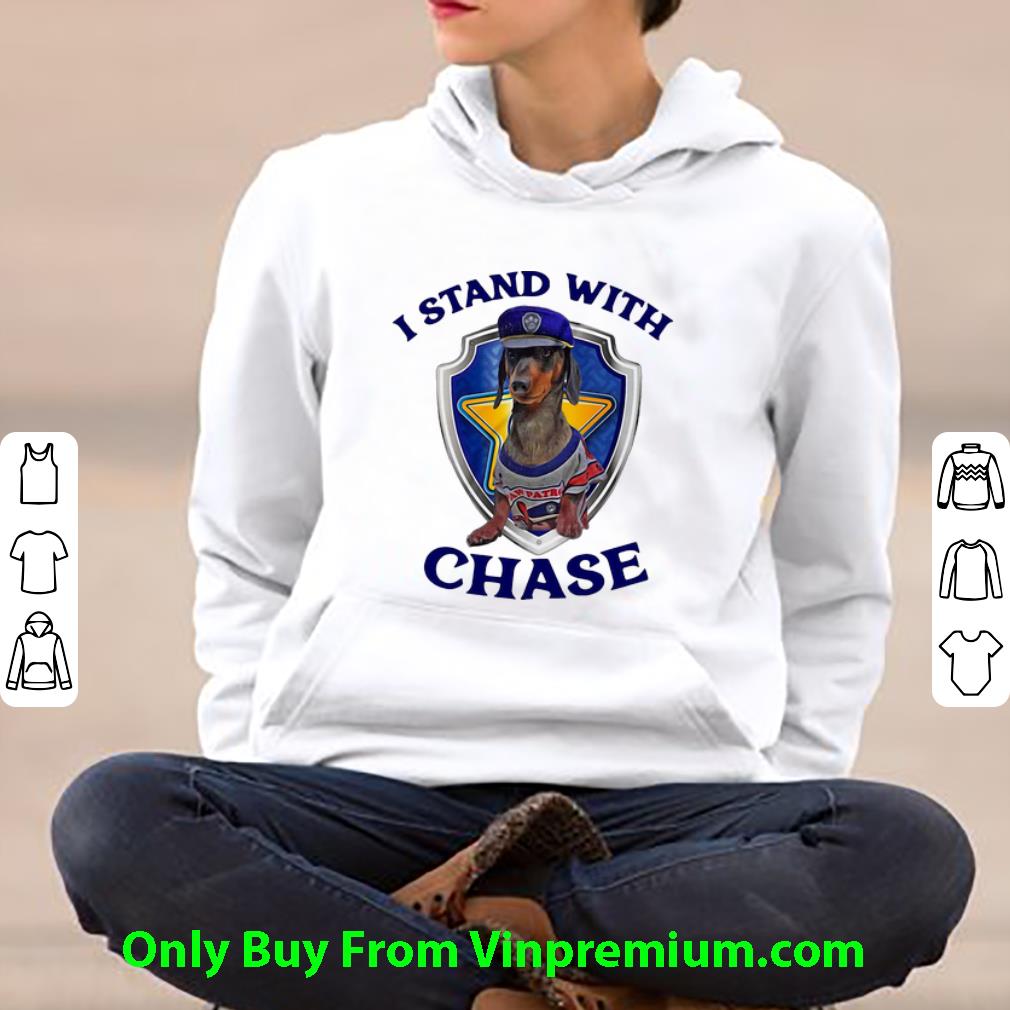 96328634 pretty dachshund police i stand with chase shirt 4 - Pretty Dachshund Police I Stand With Chase shirt