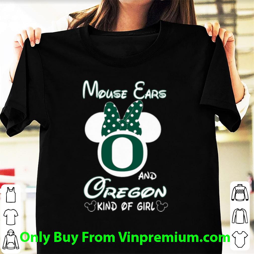 Official Minnie Mouse Cars And Oregon Kind Of Girl Oregon Ducks shirt