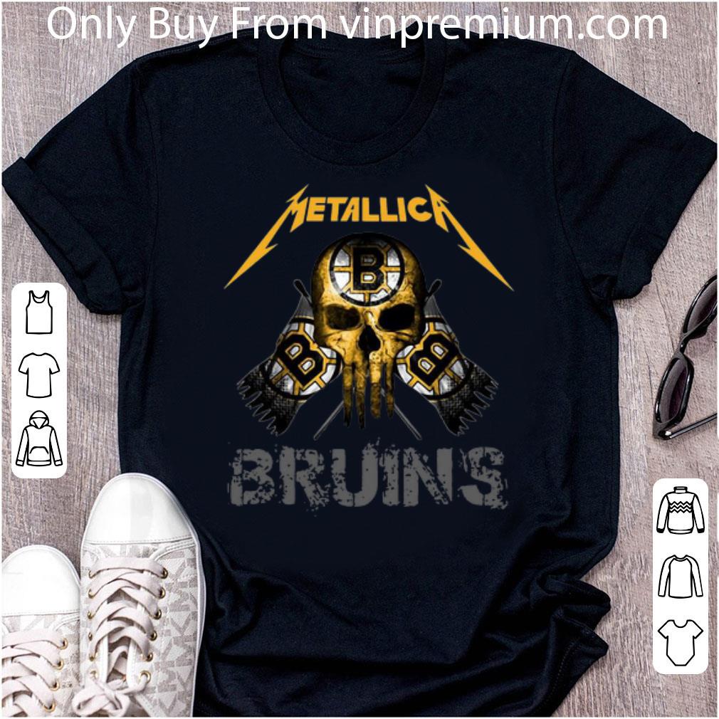 Pretty Metallica Boston Bruins Punisher shirt