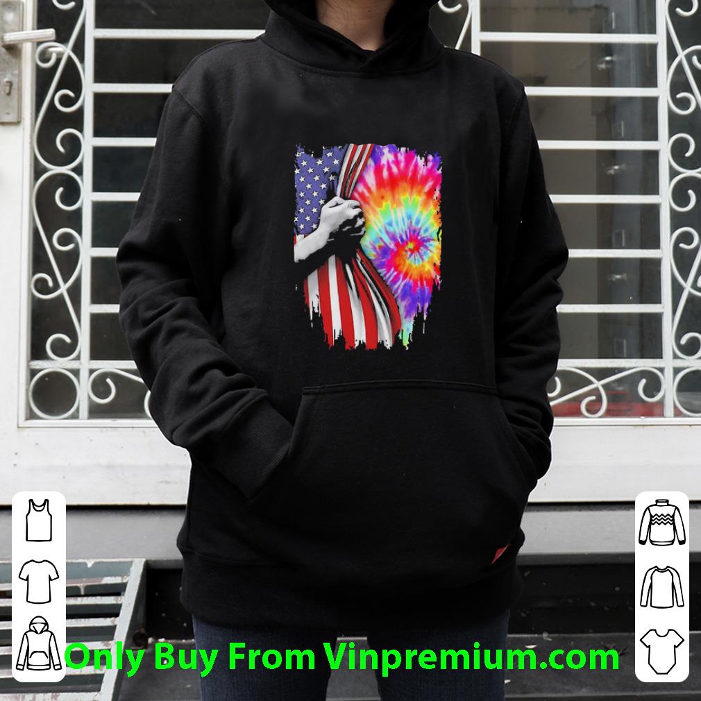 a6f74159 premium hand black lives matter american flag and hippie tie dye shirt 4 - Premium Hand Black Lives Matter American Flag And Hippie Tie Dye shirt