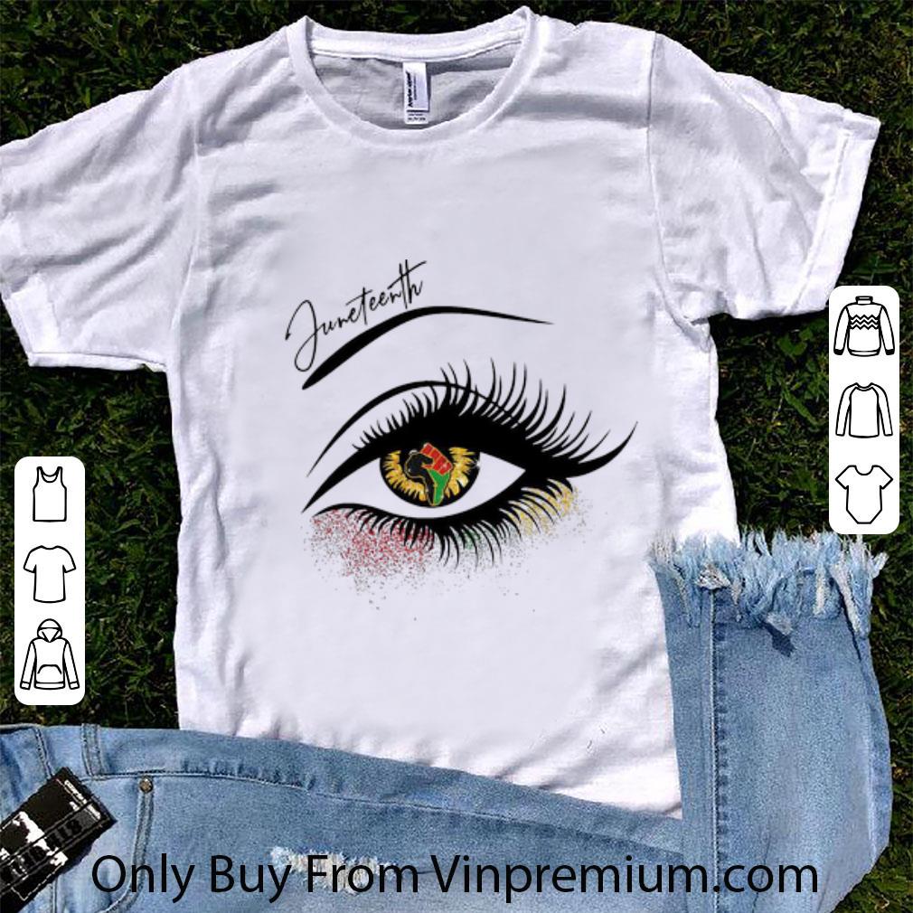 Premium Juneteenth Eye Justice Africa shirt