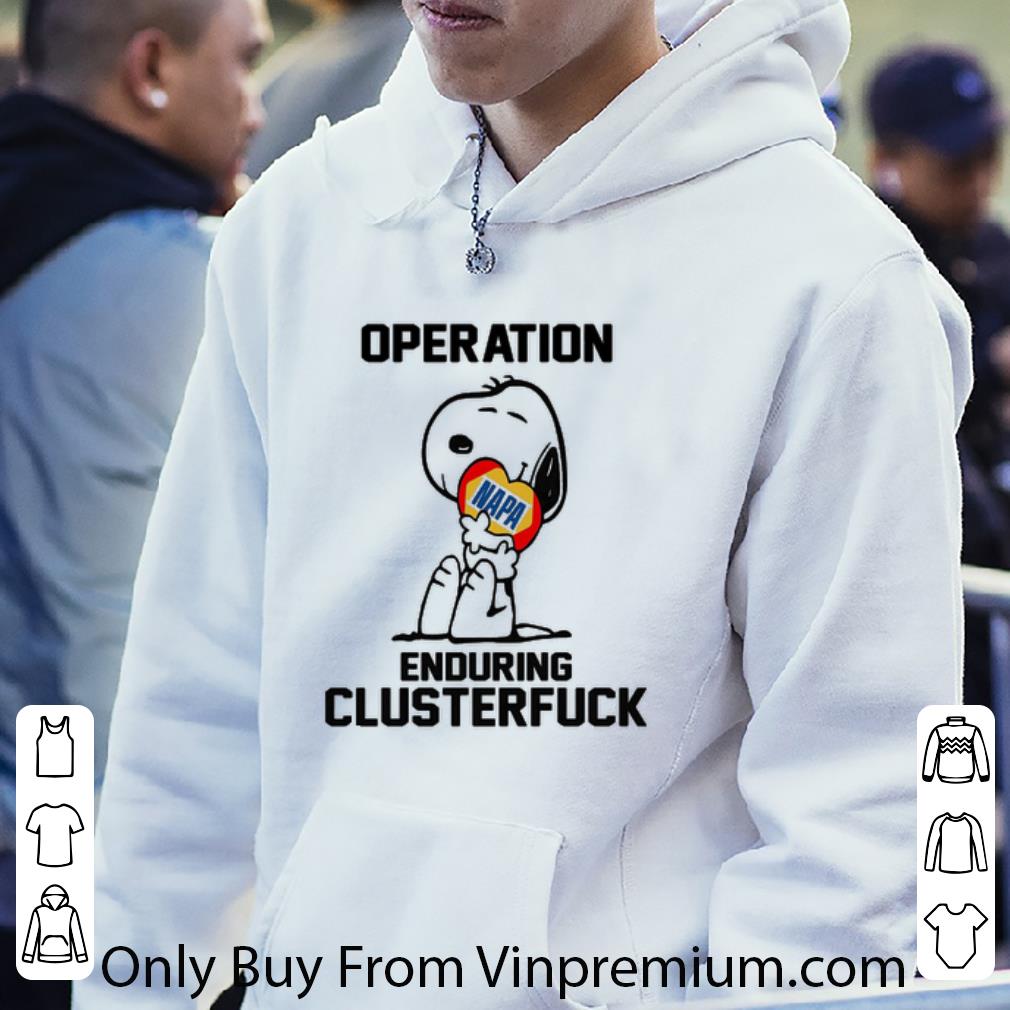 d3522418 premium snoopy heart napa operation enduring clusterfuck shirt 4 - Premium Snoopy Heart Napa Operation Enduring Clusterfuck shirt