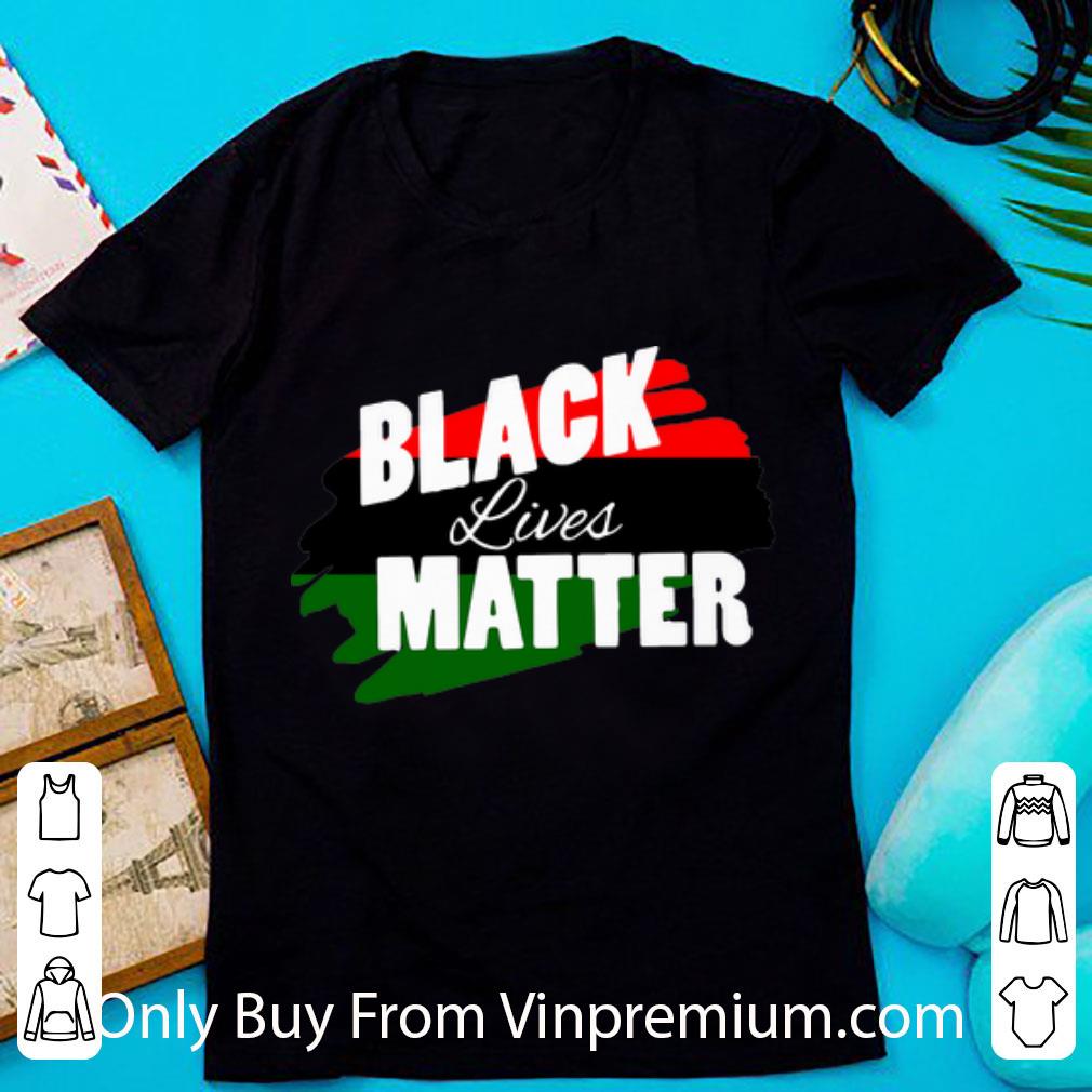 Great Stop Violence Black Lives Matter Flag shirt