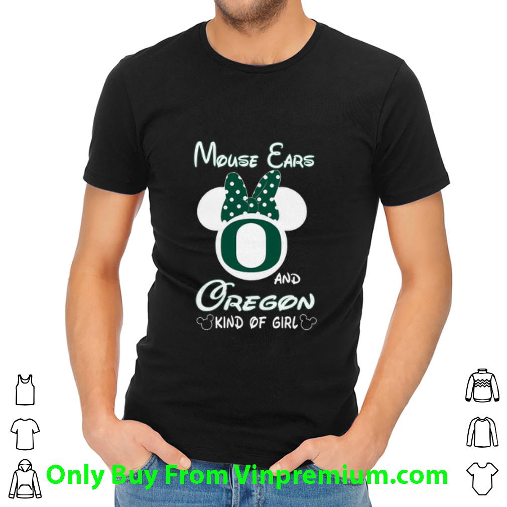 Official Minnie Mouse Cars And Oregon Kind Of Girl Oregon Ducks shirt