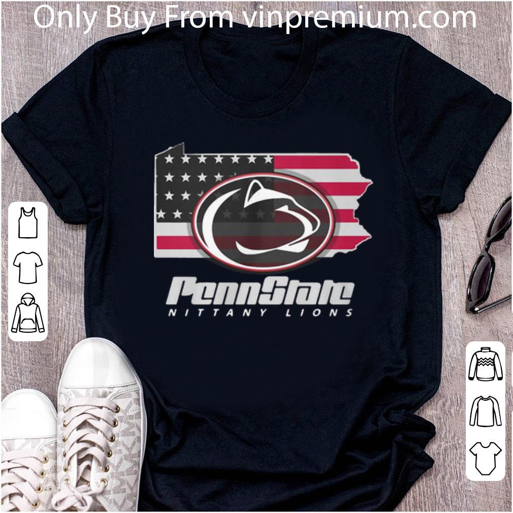Nice Penn State Nittany Lions American Flag shirt