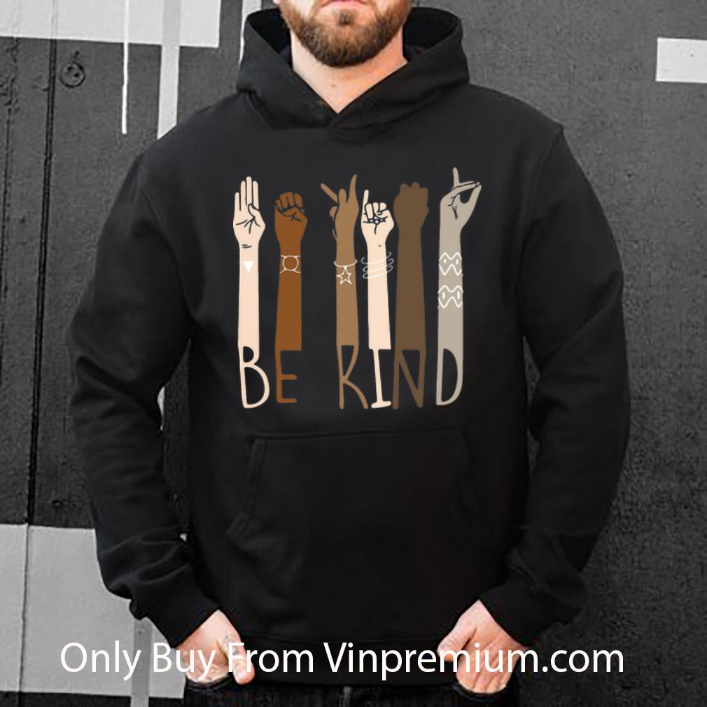 fc7c485e awesome sign language be kind shirt 4 - Awesome Sign Language Be Kind shirt