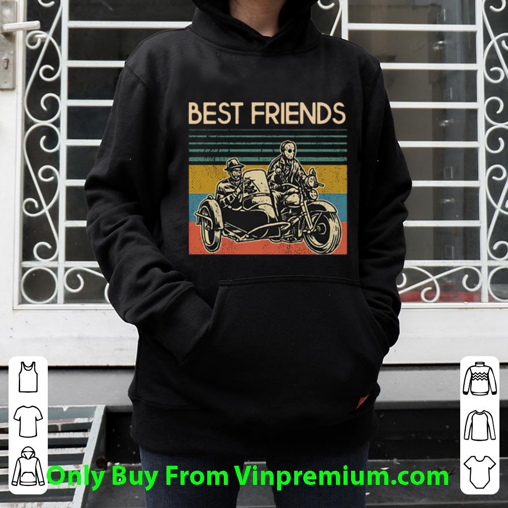 0dbcf7e8 hot best friends freddy krueger and jason voorhees vintage shirt 4 - Hot Best Friends Freddy Krueger And Jason Voorhees Vintage shirt
