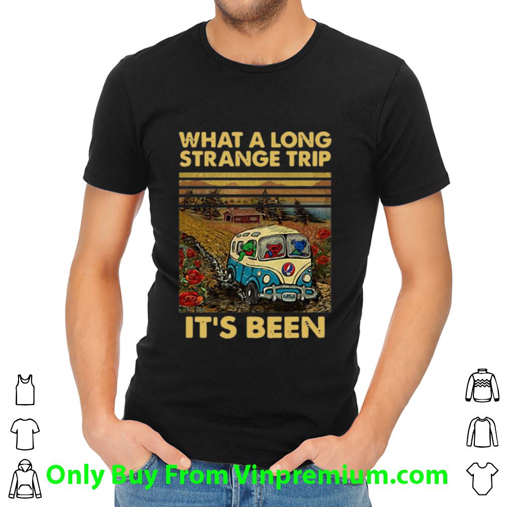 Great Vintage Grateful Dead What A Long Strange Trip It’s Been shirt