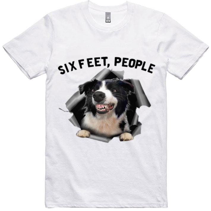 Original Border Collie Six Feet People Social Distancing shirt
