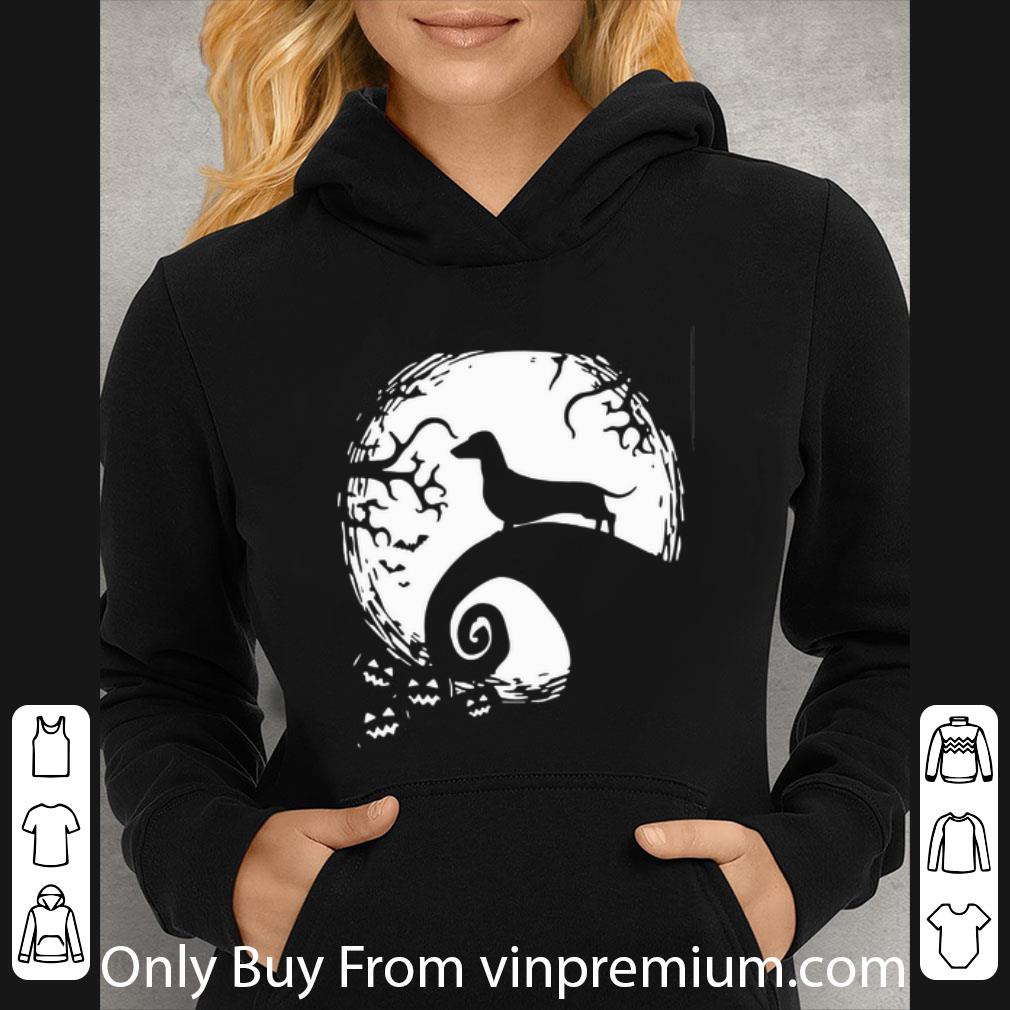 2a3eaf9b nice halloween dachshund dog and moon shirt 4 - Nice Halloween Dachshund Dog And Moon shirt