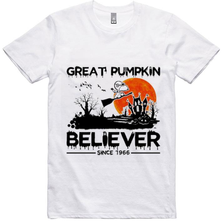 Top Snoopy Great Pumpkin Believer Since 1966 Halloween shirt