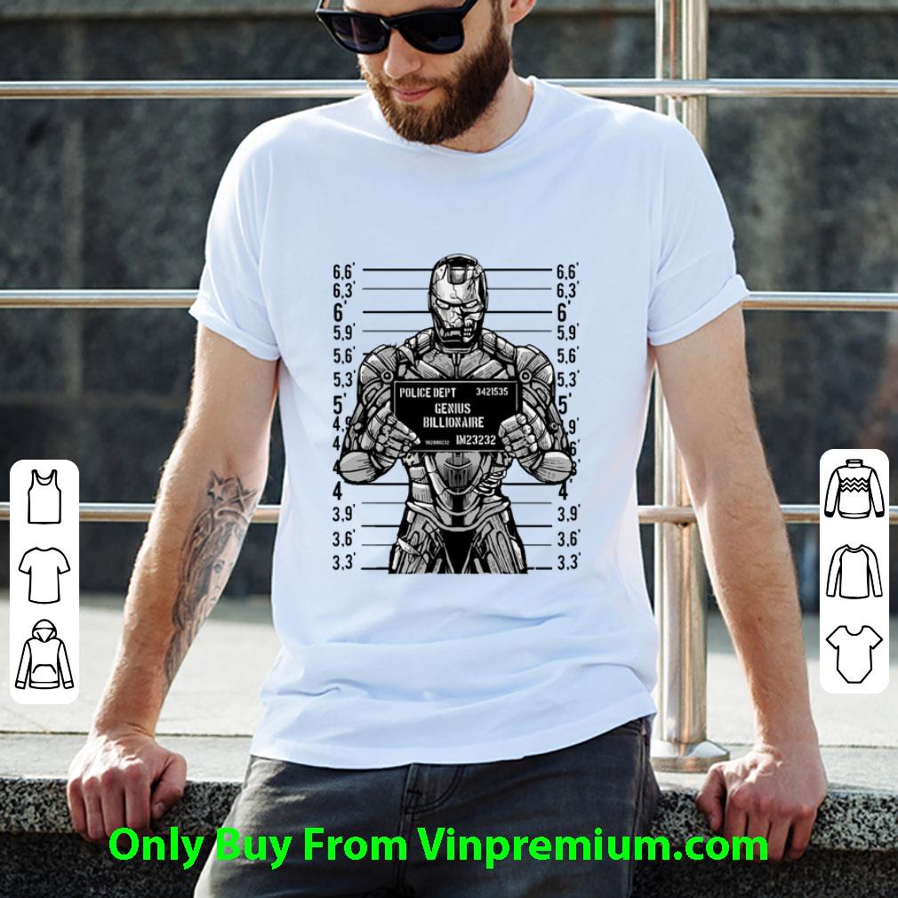 Pretty Iron Man Police Dept Genius Billionaire shirt