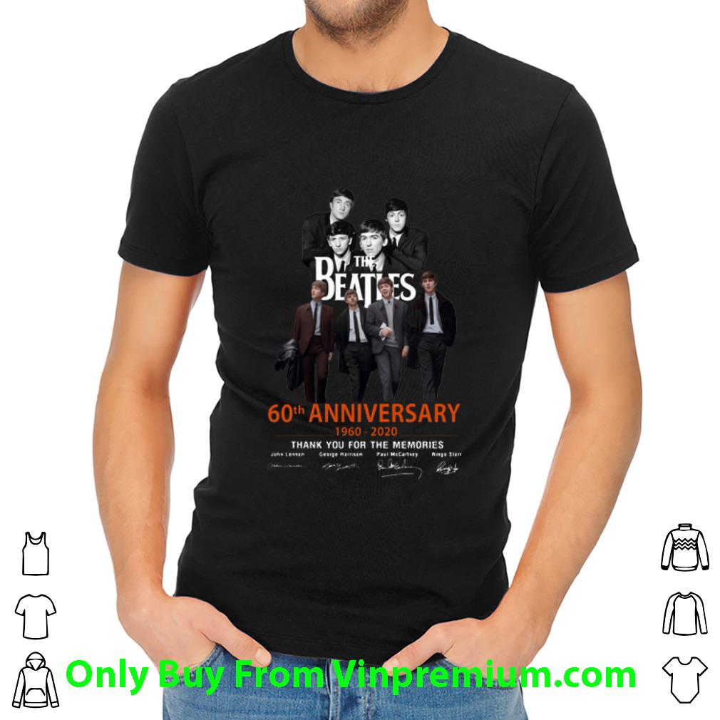 Pretty The Beatles 60th Anniversary 1960-2020 Thank You For The Memorie shirt
