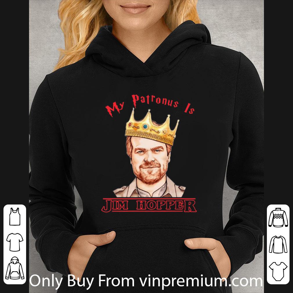 55c0a4ae premium my patronus is jim hopper stranger things 3 shirt 4 - Premium My Patronus Is Jim Hopper Stranger Things 3 shirt