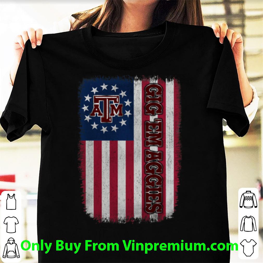 Original Texas A&m Aggies Betsy Ross Flag shirt