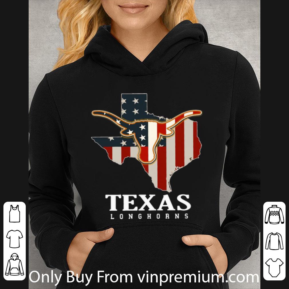 626240b5 awesome texas longhorns texas map american flag shirt 4 - Awesome Texas Longhorns Texas Map American Flag shirt