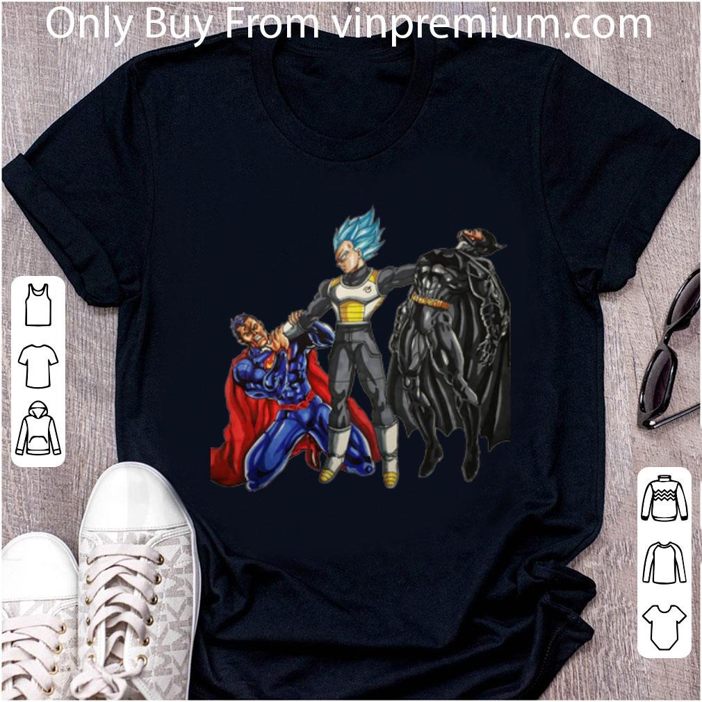 Pretty Vegeta Vs Batman And Superman shirt