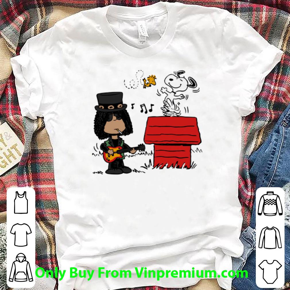 Original Slash And Snoopy Woodstock shirt