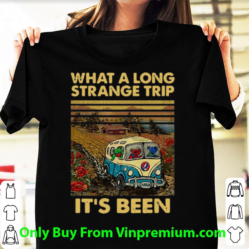 Great Vintage Grateful Dead What A Long Strange Trip It’s Been shirt