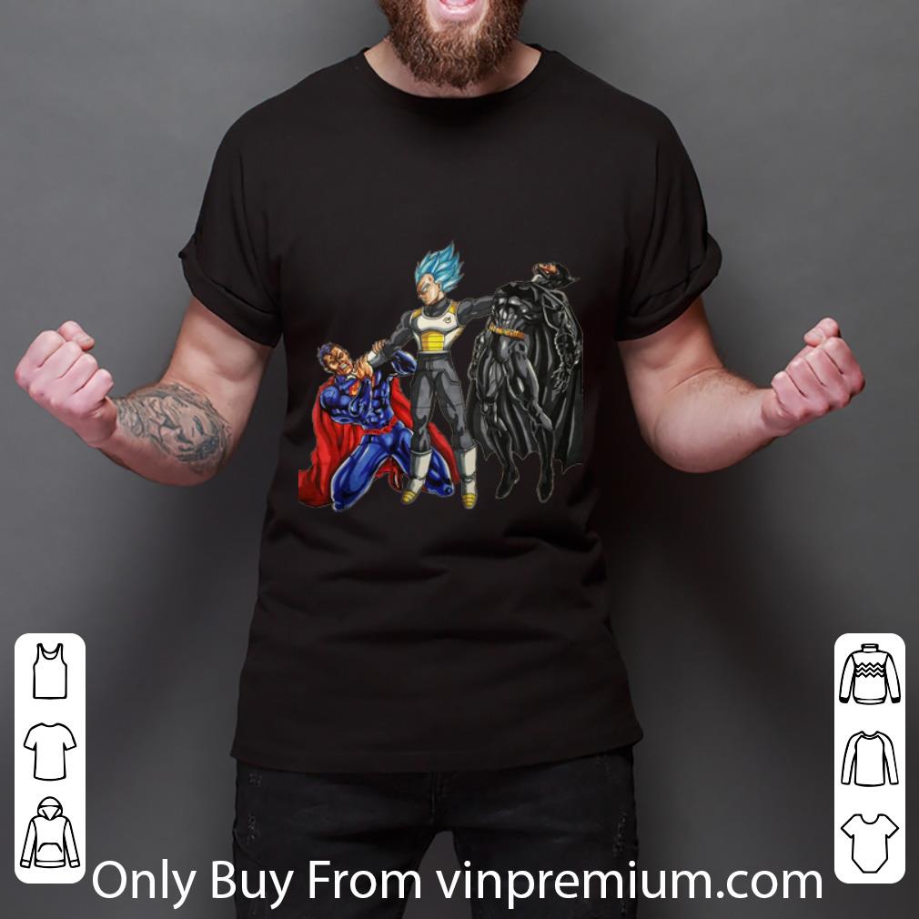 Pretty Vegeta Vs Batman And Superman shirt