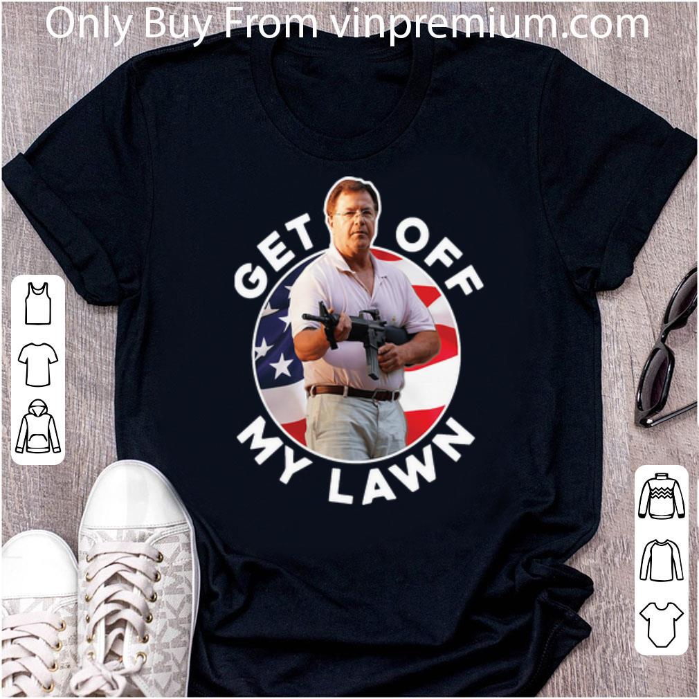 Great Get Off My Lawn American Flag shirt