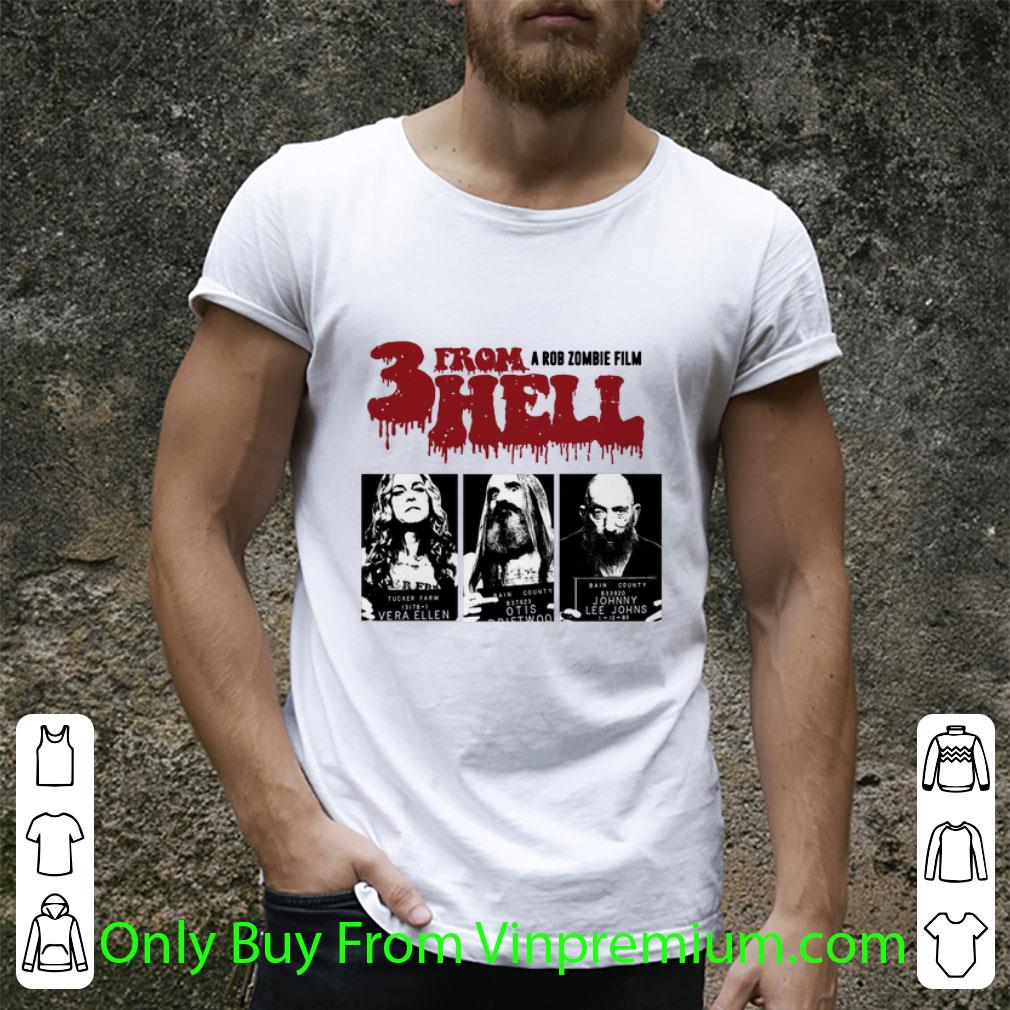 Official 3 From Hell A Rob Zombie shirt