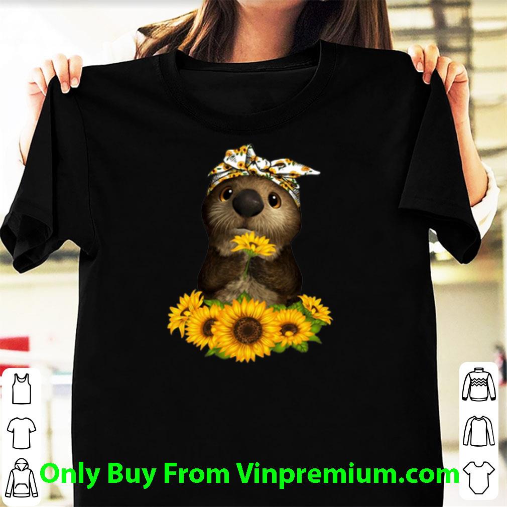 Nice Otter Sunflowers shirt