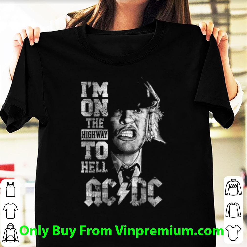 Awesome Angus Young I'm On The Highway To Hell Acdc shirt