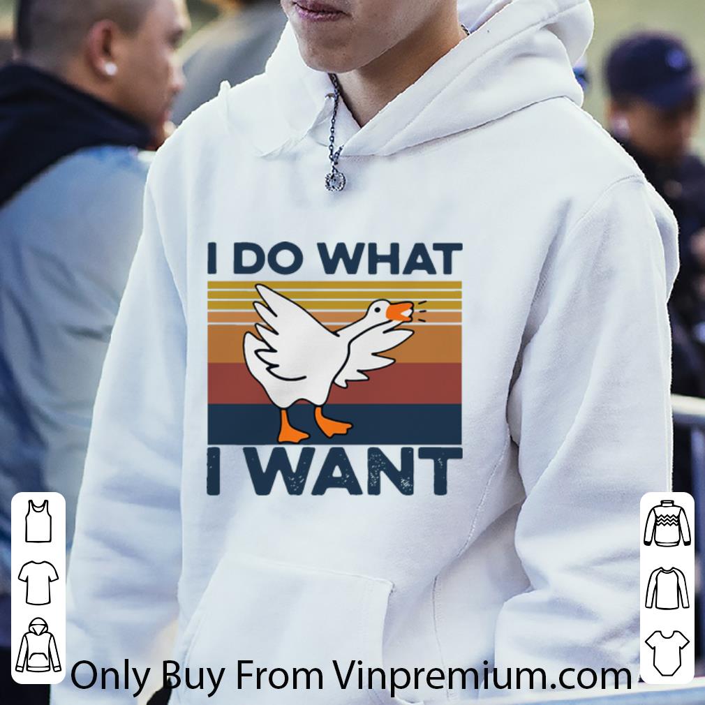 d0f4b224 official vintage duck i do what i want shirt 4 - Official Vintage Duck I Do What I Want shirt