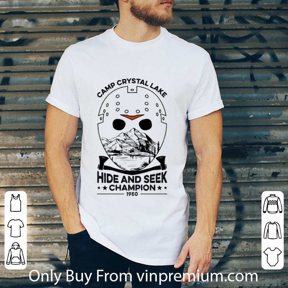 Top Jason Voorhees Camp Crystal Lake Hide And Seek Champion 1980 shirt
