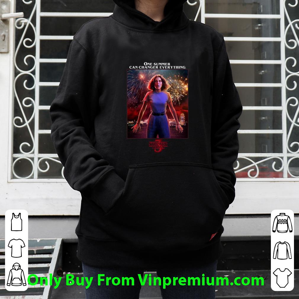 d847d120 nice eleven one summer can change everything stranger things 3 shirt 4 - Nice Eleven One Summer Can Change Everything Stranger Things 3 shirt