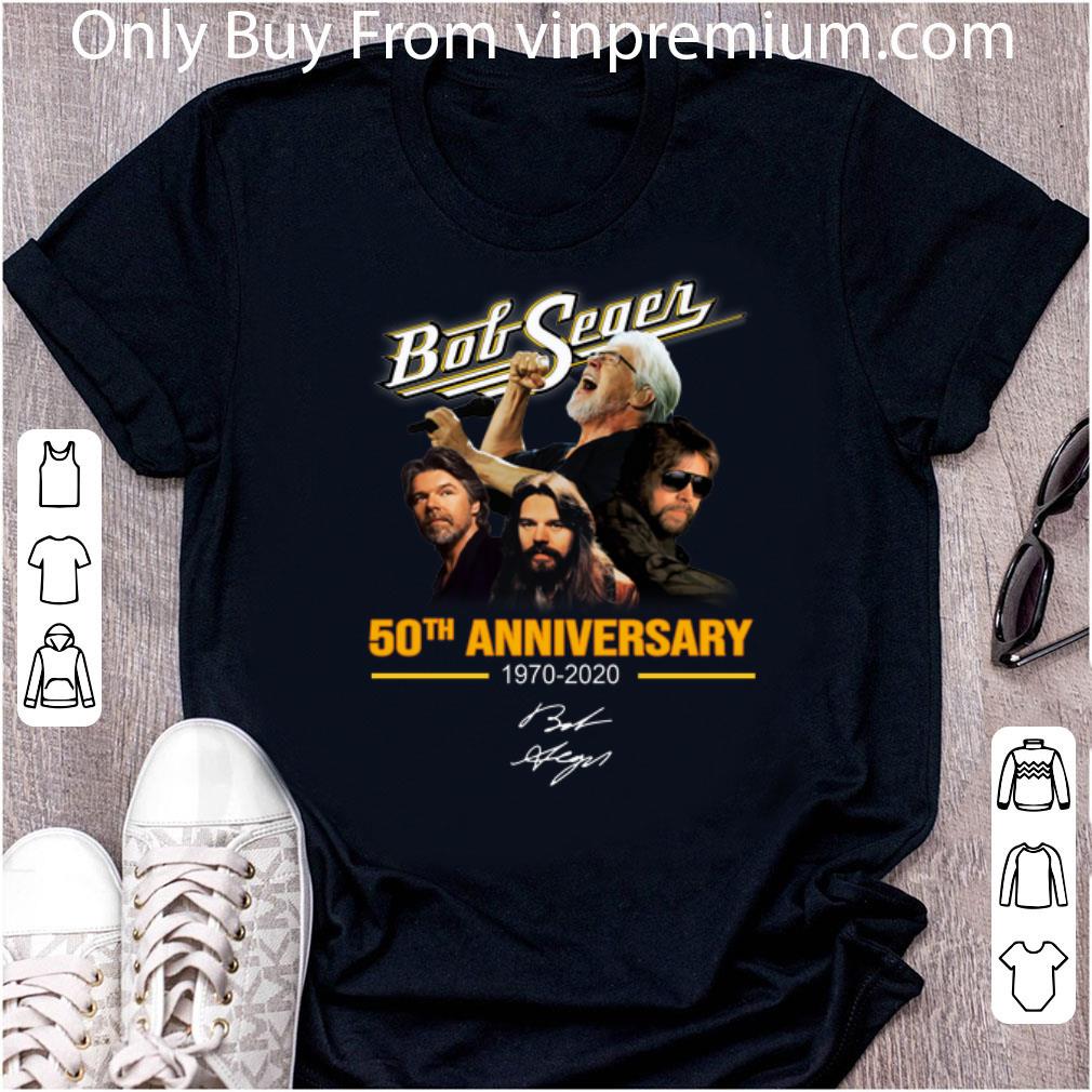 Awesome Bob Seger 50th Anniversary 1970-2020 Signature shirt