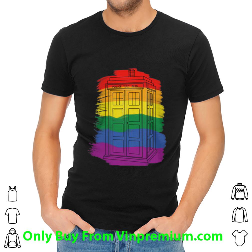 Premium Police Public Call Box Tardis LGBT shirt
