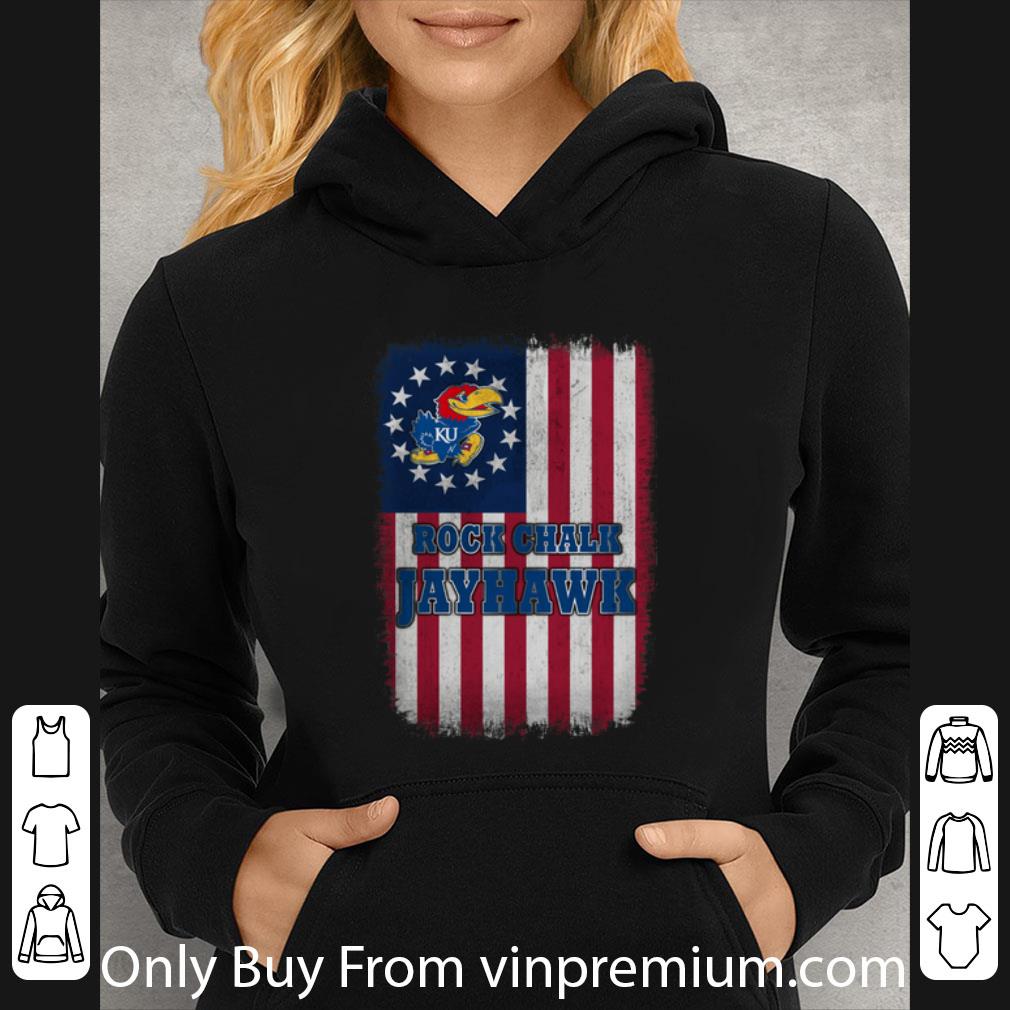 fcba244b pretty rock chalk jayhawk betsy ross flag shirt 4 - Pretty Rock Chalk Jayhawk Betsy Ross Flag shirt