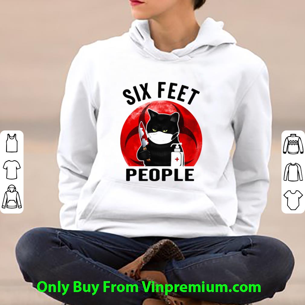 082c48f8 original black cat with knife six feet people coronavirus sunset shirt 4 - Original Black Cat With Knife Six Feet People Coronavirus Sunset shirt