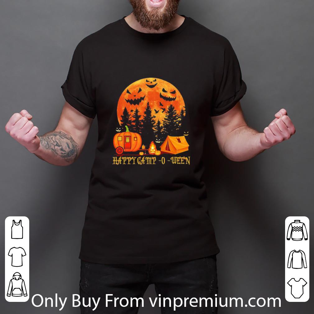 Great Halloween Happy Camp-o-ween Pumpkin Moon shirt