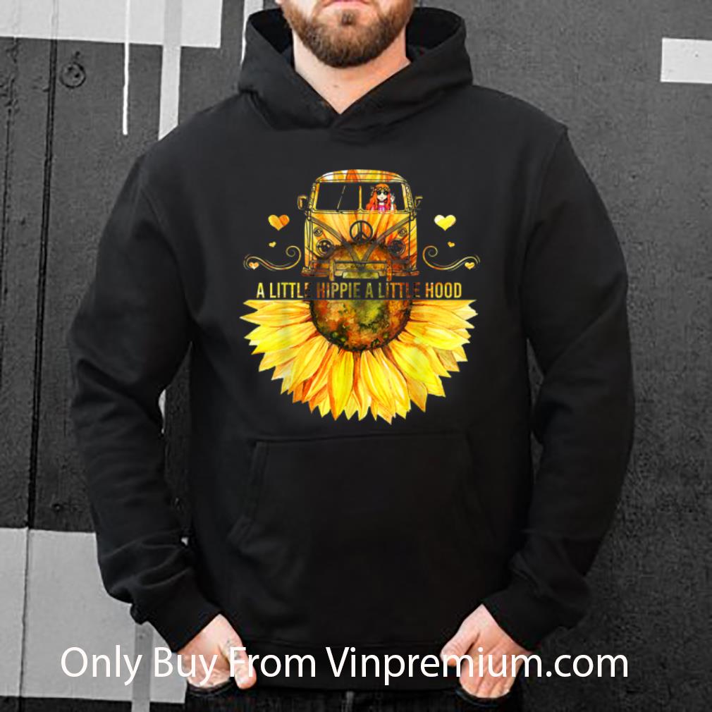 2e0e9913 nice sunflower peace bus a little hippie a little hood shirt 4 - Nice Sunflower Peace Bus A Little Hippie A Little Hood shirt