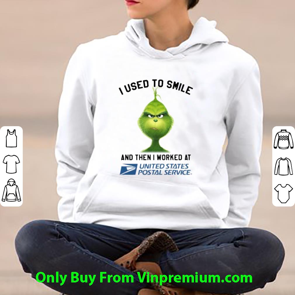 4d04a84d original grinch i used to smile and then i worked at united states postal service shirt 4 - Original Grinch I Used To Smile And Then I Worked At United States Postal Service shirt