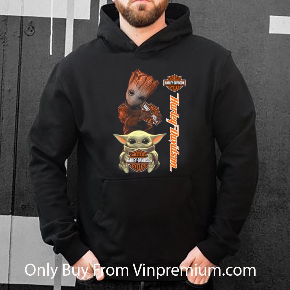 58f1369a pretty baby groot and baby yoda hug harley davidson shirt 4 - Pretty Baby Groot And Baby Yoda Hug Harley Davidson shirt